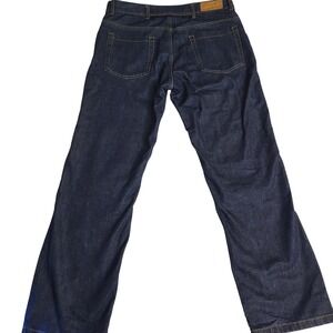 Bilt Iron Workers 0398 Lined Reinforced Motorcycle Blue Jeans Sz 36x32 No Pads